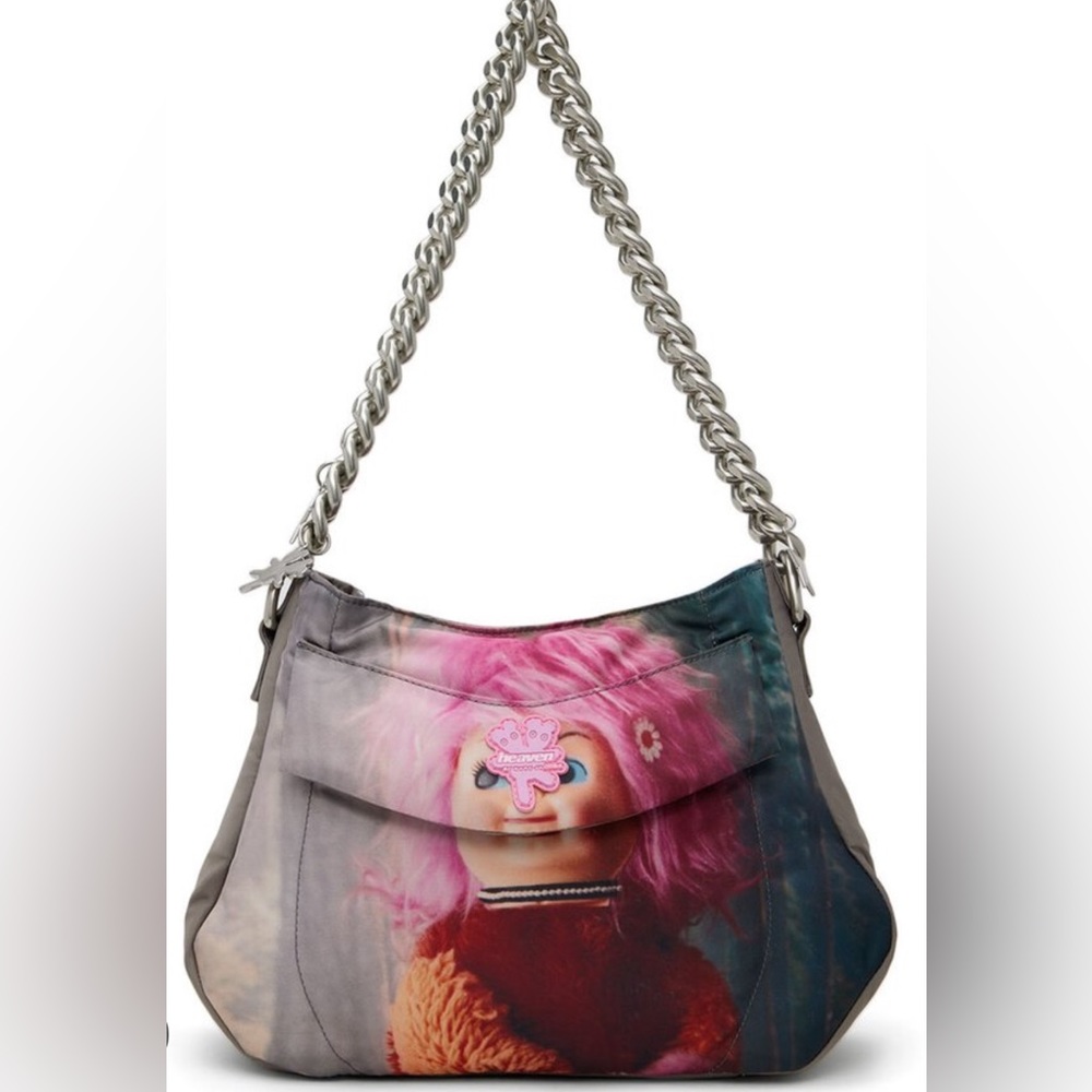 HEAVEN BY MARC JACOBS GRAY PUFFY BAG